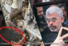 video sinwar footage, hamas leader yahya sinwar